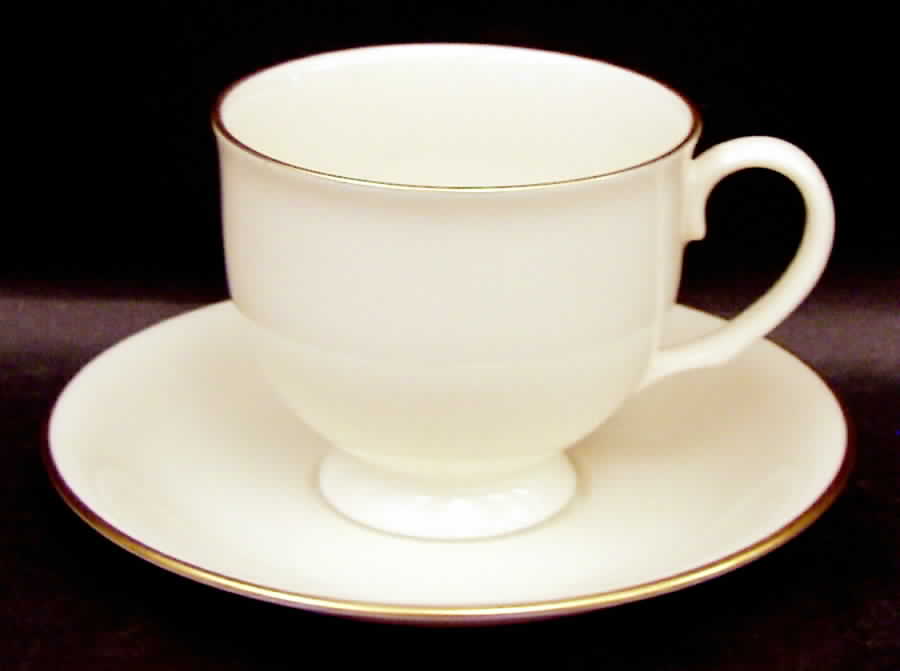 L26 Footed Cup & Saucer Set by Lenox-1