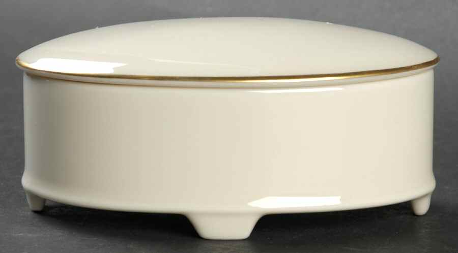 L26 Oval Box & Lid 4" by Lenox-1