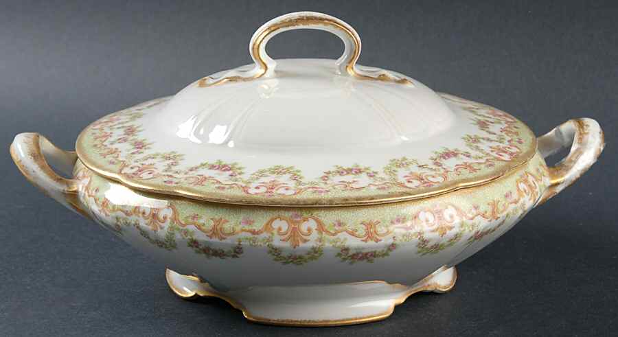 LSS38 Round Covered Vegetable by Lazarus Straus & Sons-1