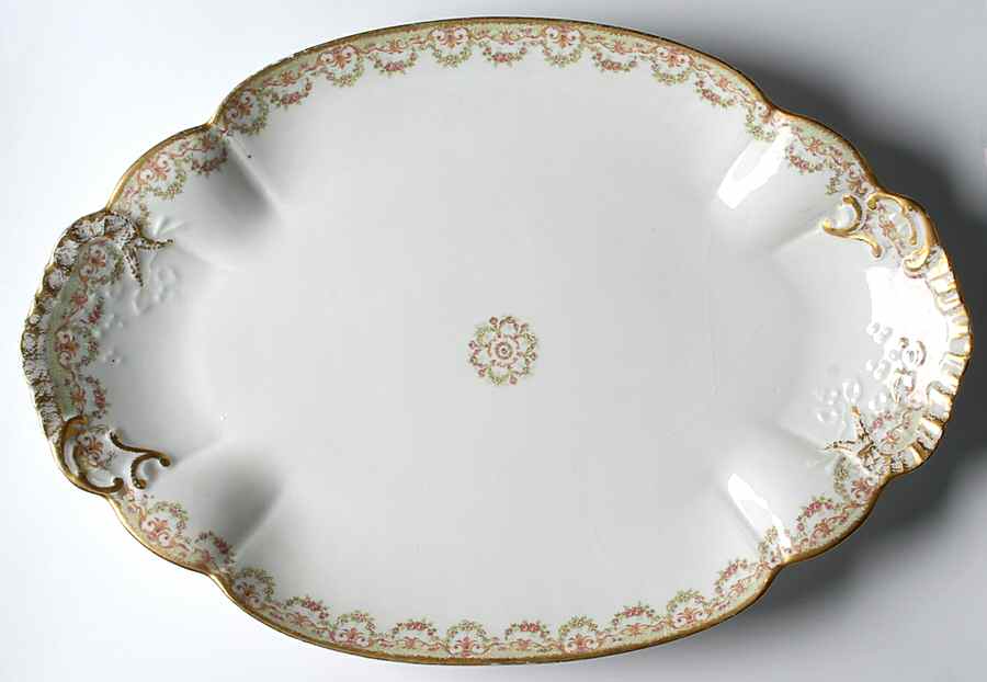 LSS38 20" Oval Serving Platter by Lazarus Straus & Sons-1