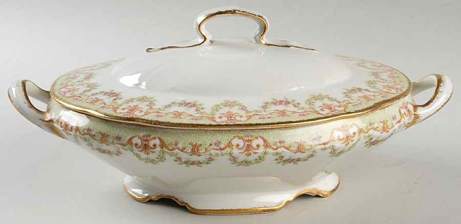 LSS38 Oval Covered Vegetable by Lazarus Straus & Sons-1