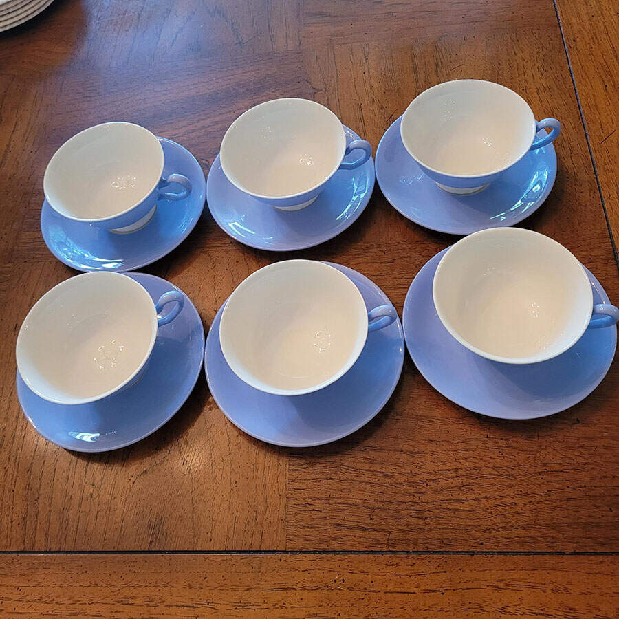 L27 Footed Cup & Saucer Set by Lenox-1