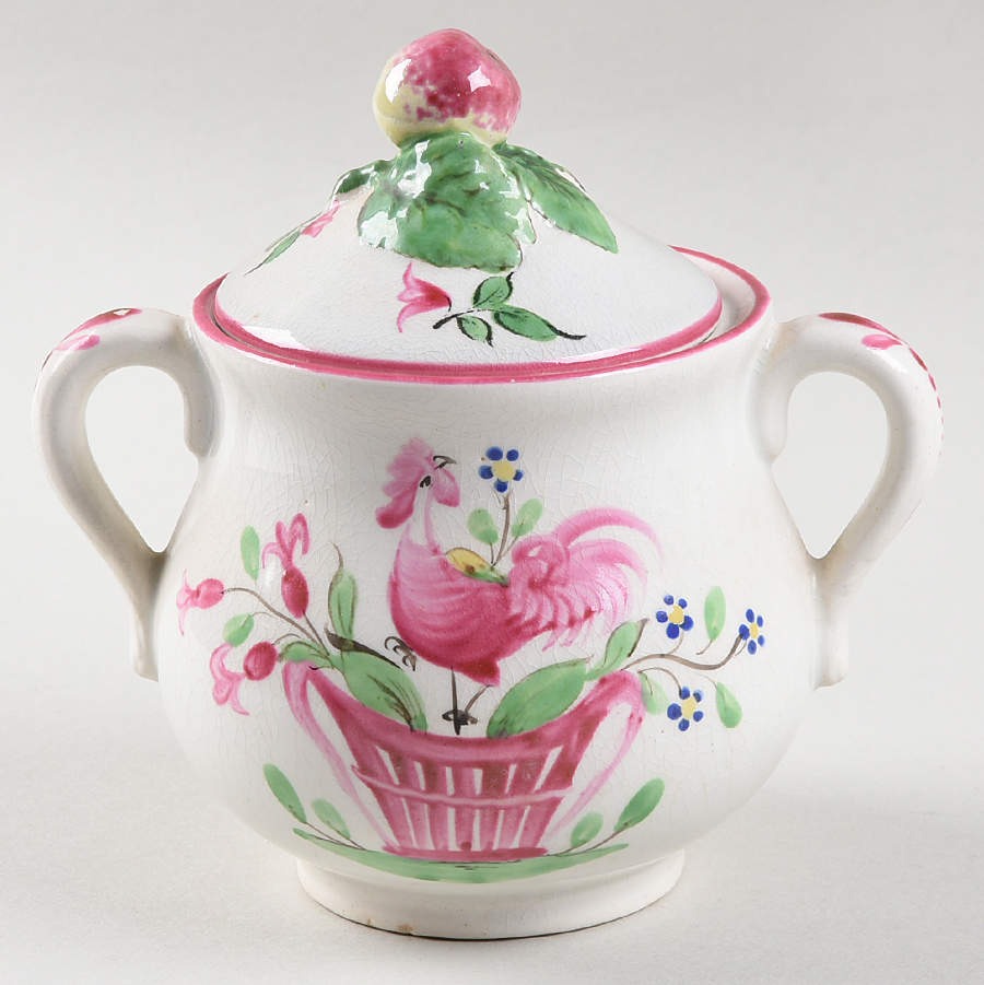 LUN7 Sugar Bowl & Lid by Luneville-1