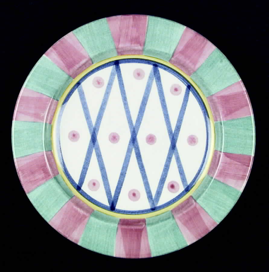 Aqua Pinata Salad Plate by Los Angeles-1