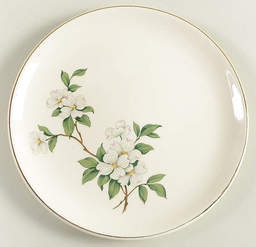 New Dogwood Salad Plate by Limoges-American-1