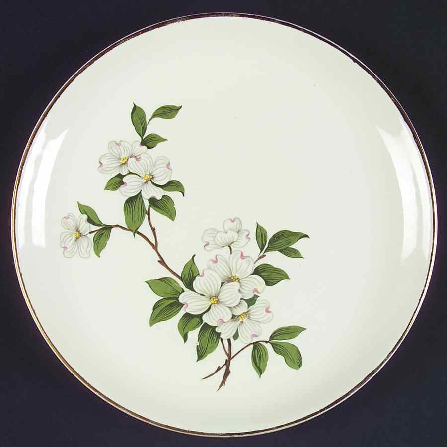 New Dogwood Luncheon Plate by Limoges-American-1