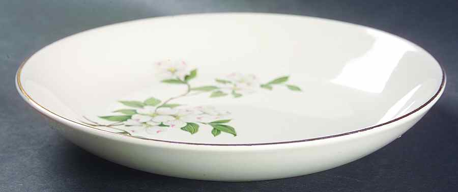 New Dogwood Coupe Soup Bowl by Limoges-American-1