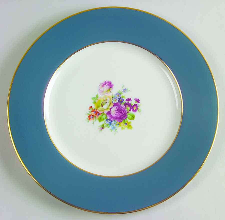 J345X9-1 Blue (Smooth) Dinner Plate by Lenox-1
