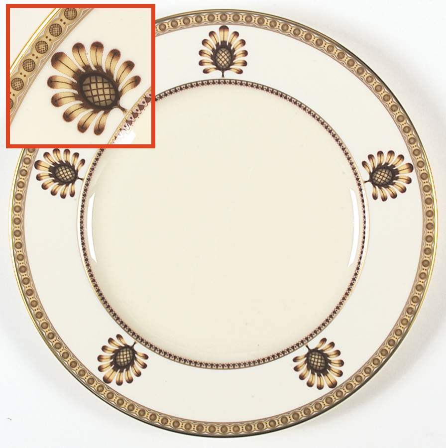 Au Courant Vanilla Salad Plate by Lenox-1