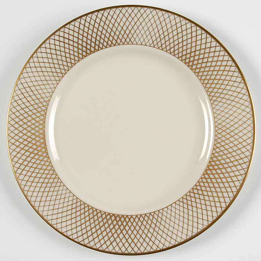 Au Courant Vanilla Salad Plate by Lenox-1