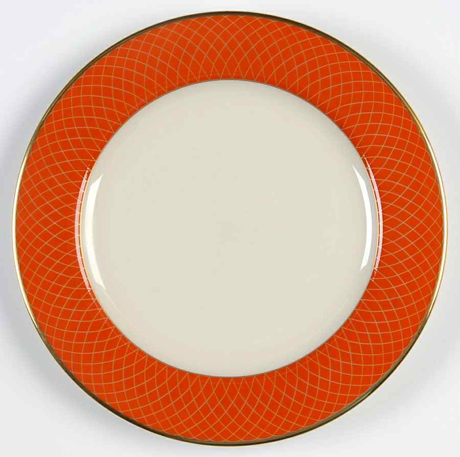 Au Courant Persimmon Bread & Butter Plate by Lenox-1