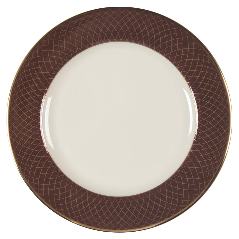 Au Courant Cocoa Bread & Butter Plate by Lenox-1