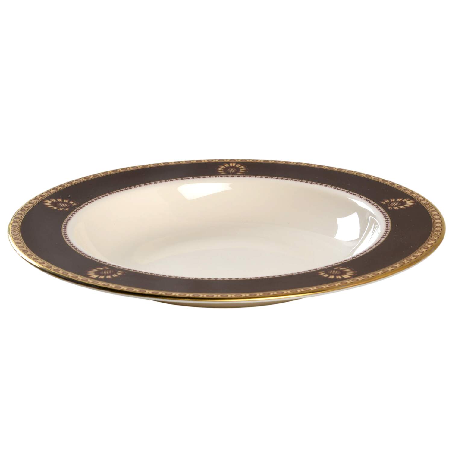 Au Courant Cocoa 9" Soup/Pasta Bowl by Lenox-1