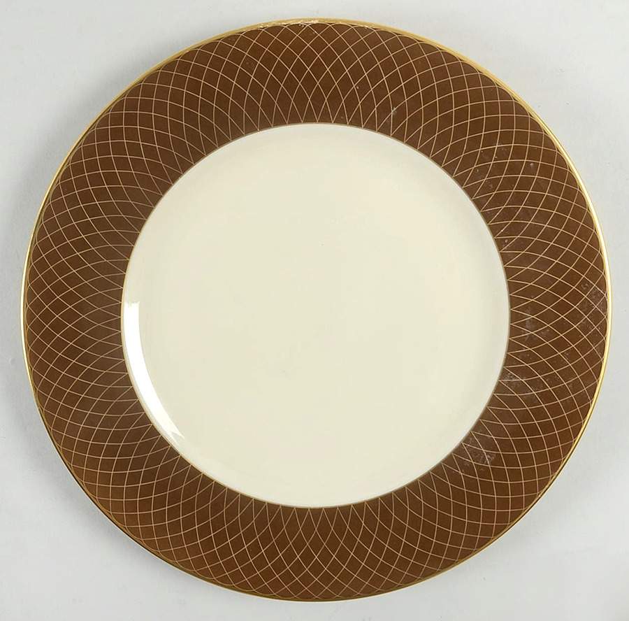 Au Courant Cocoa Dinner Plate by Lenox-1