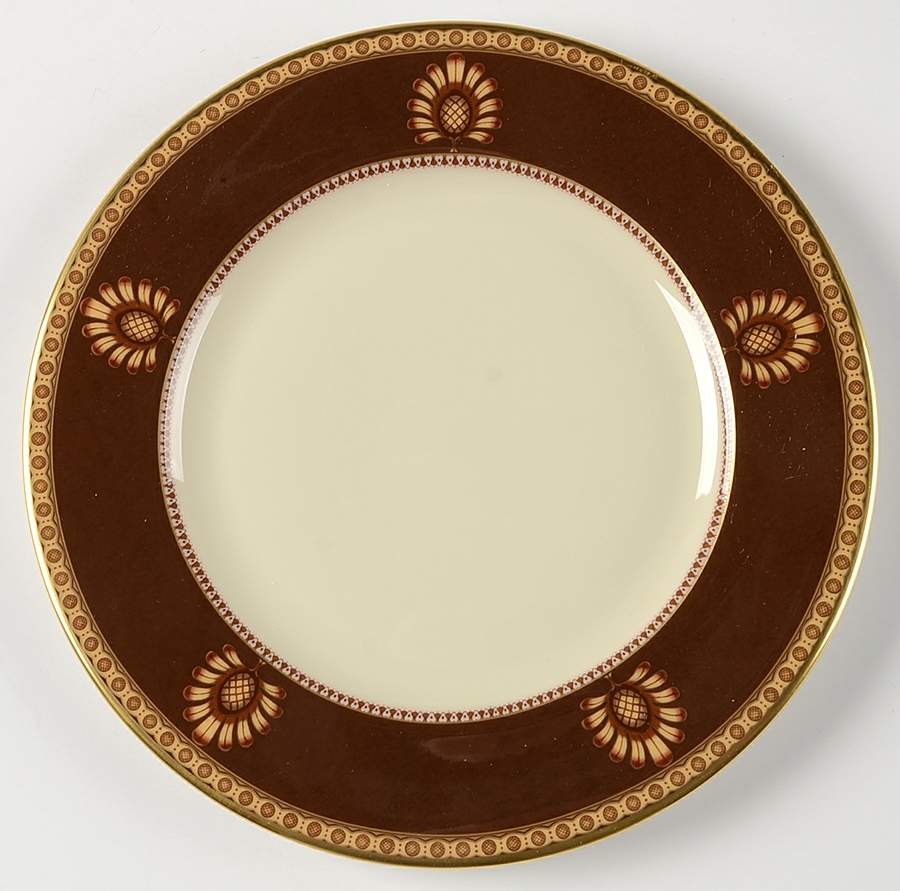 Au Courant Cocoa Salad Plate by Lenox-1