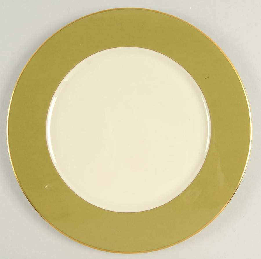 Au Courant Olive Service Plate (Charger) by Lenox-1