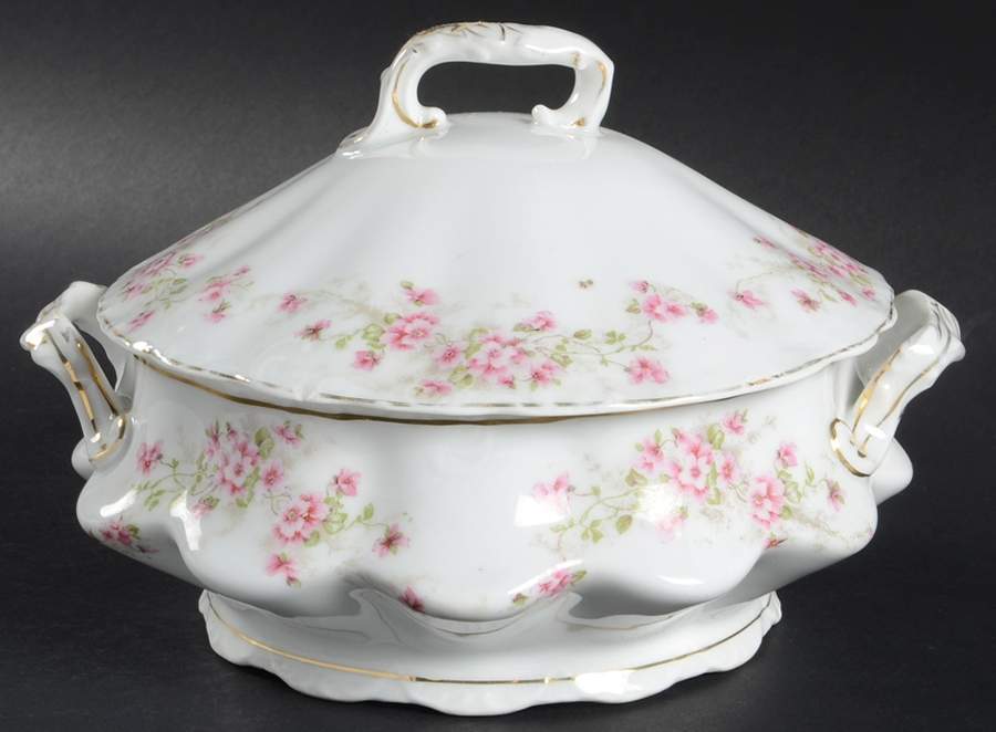 457 Round Covered Vegetable by Lazarus Straus & Sons-1