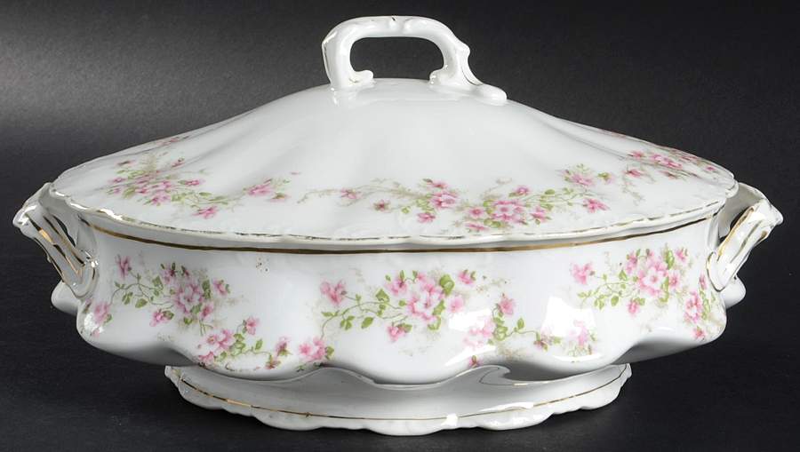457 Oval Covered Vegetable by Lazarus Straus & Sons-1