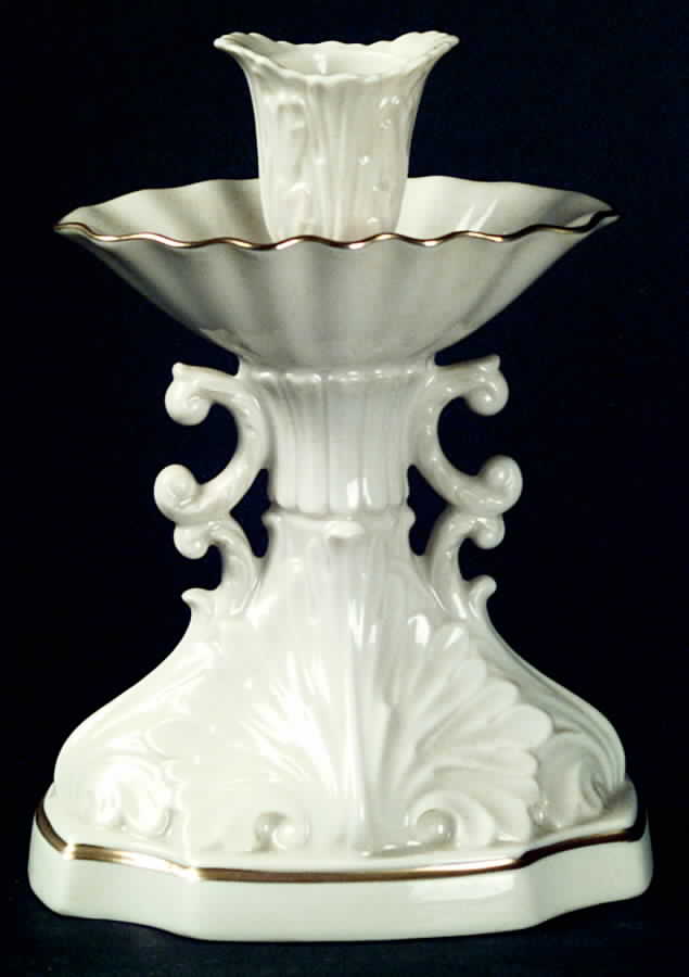 Aquarius Collection (Giftware) 6" Candlestick by Lenox-1