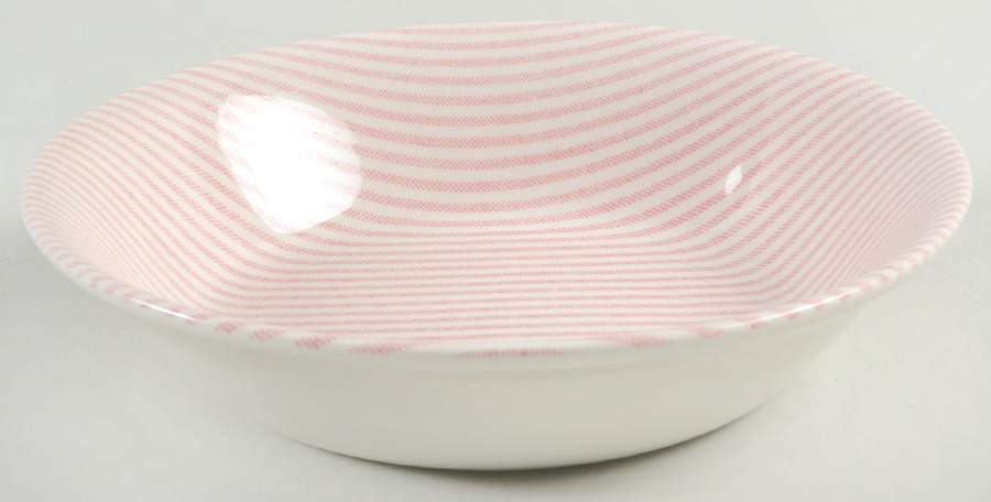 Button Down Pink Coupe Cereal Bowl by Ralph Lauren China-1