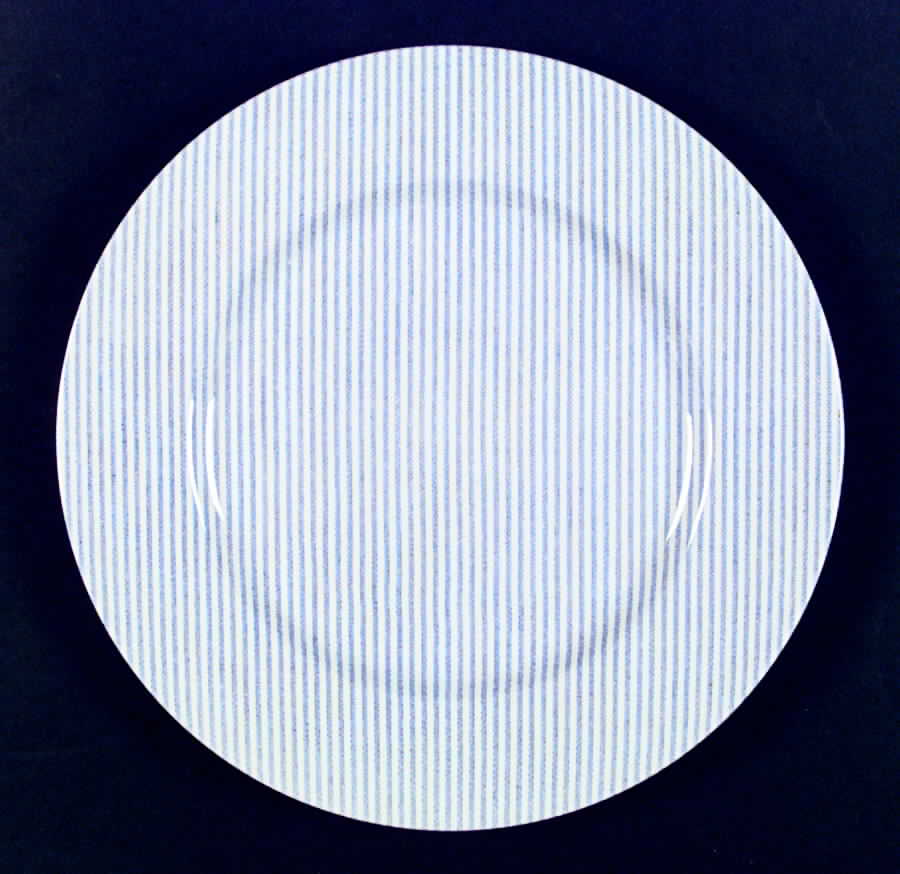 Button Down Blue Dinner Plate by Ralph Lauren China-1