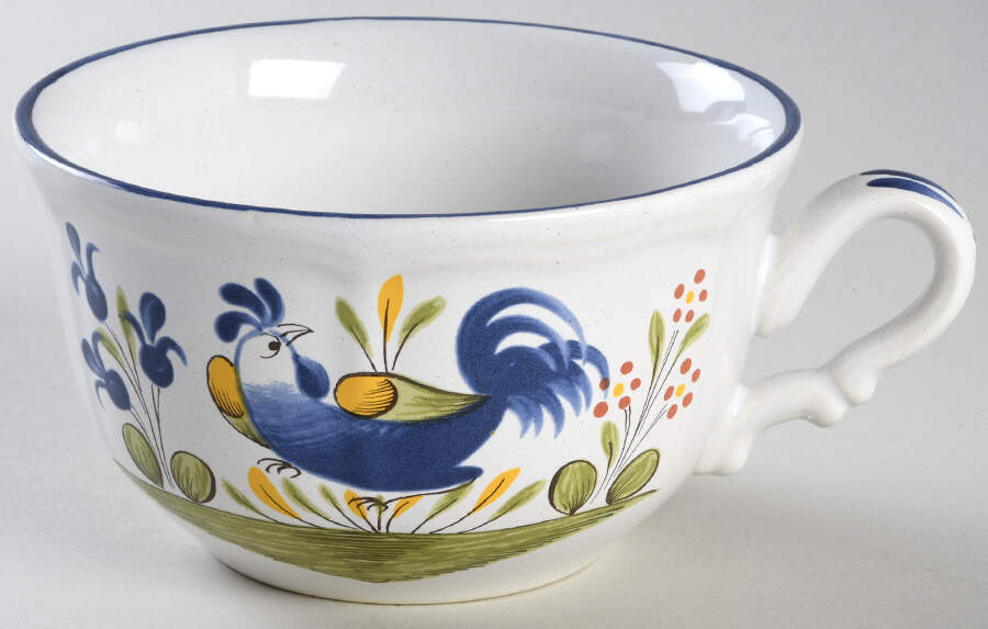 Chanteclerc Blue Breakfast Cup by Luneville-1