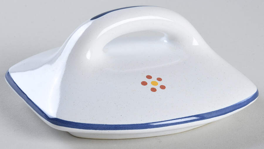 Chanteclerc Blue Lid for Large Canister by Luneville-1