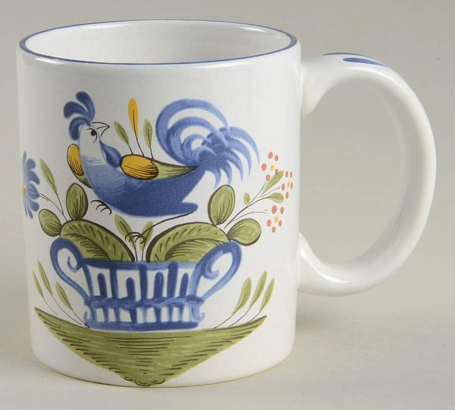 Chanteclerc Blue Mug by Luneville-1