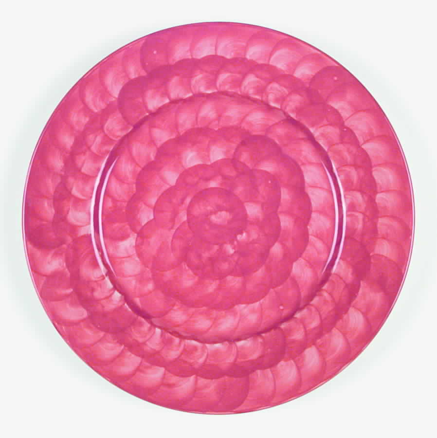 Coquelicot Red Poppy Service Plate (Charger) by Luneville-1
