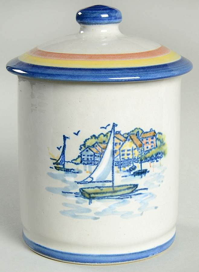 Ye Olde Harbor Small Canister & Lid by Louisville-1