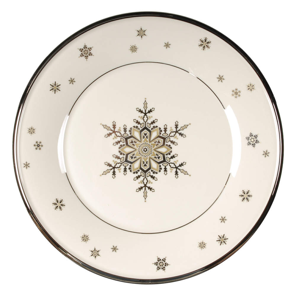 Solitaire Christmas Accent Luncheon Plate by Lenox-1