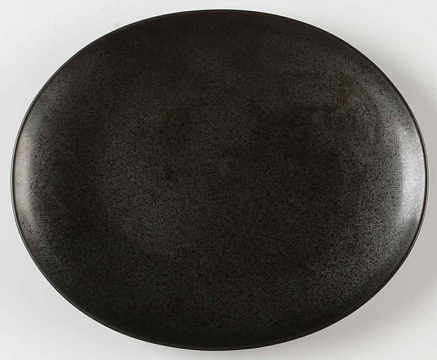 Piano (Round, Smooth Texture) 11" Oval Serving Platter by Lindt-Stymeist-1