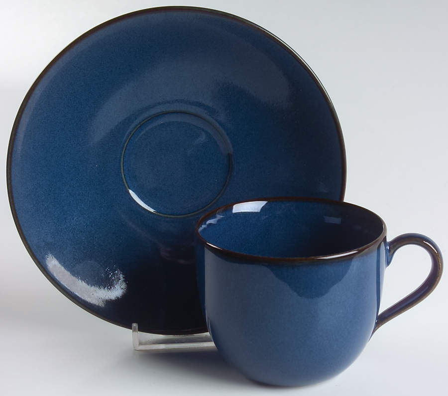 Lapis (Round) Flat Cup & Saucer Set by Lindt-Stymeist-1