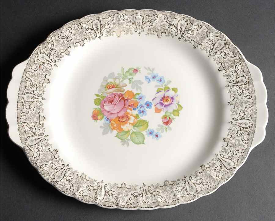 La Marr 13" Oval Serving Platter by Limoges-American-1