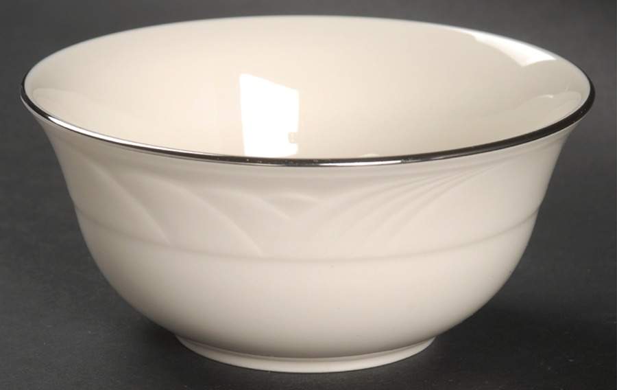 Sand Dune Platinum Fruit/Dessert (Sauce) Bowl by Lenox-1