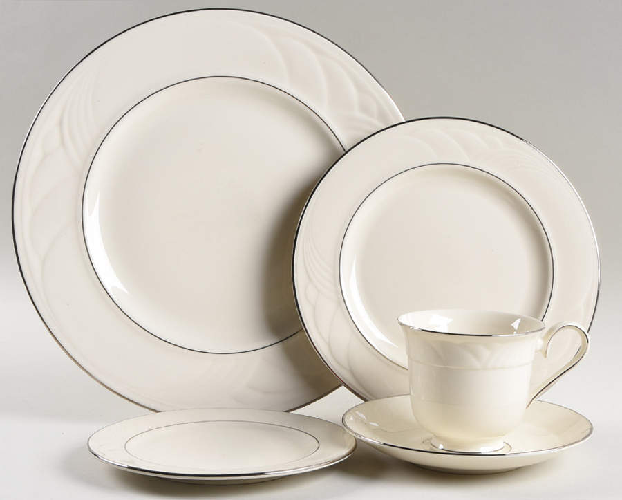 Sand Dune Platinum 5 Piece Place Setting by Lenox-1