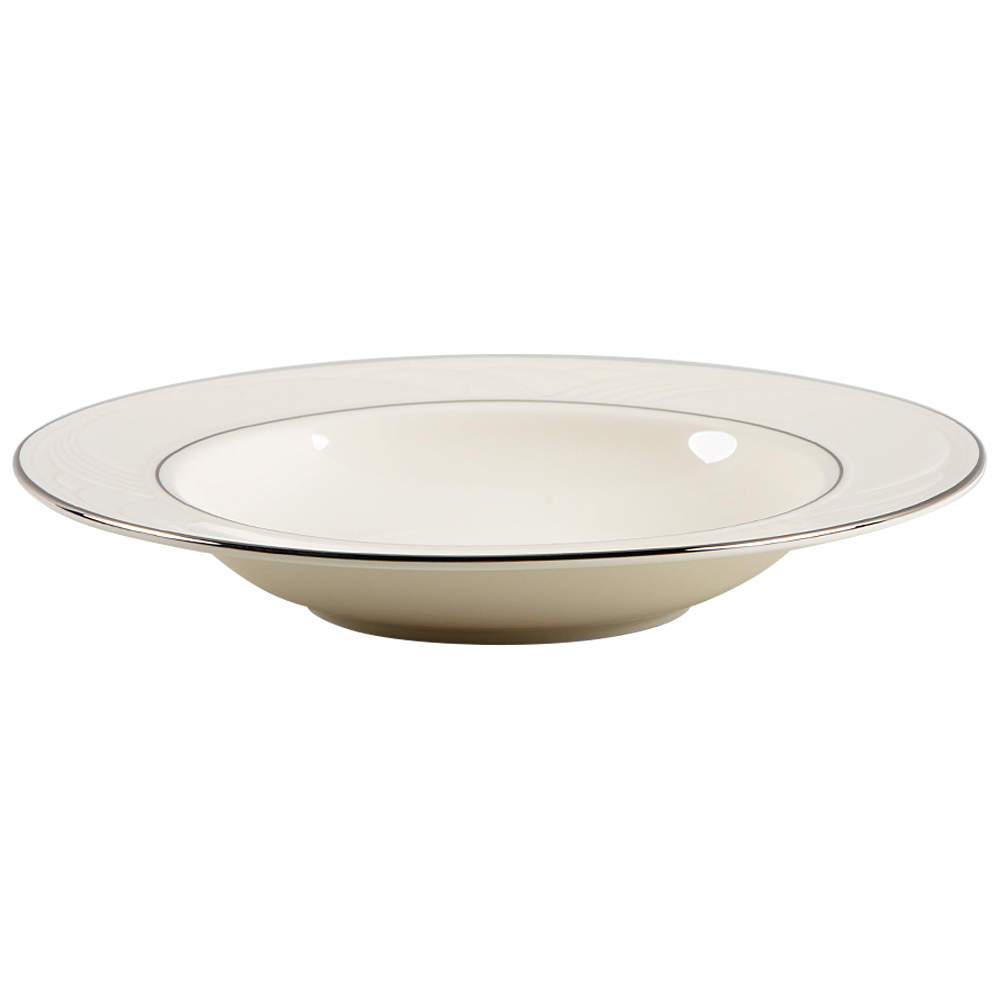 Sand Dune Platinum Rim Soup Bowl by Lenox-1