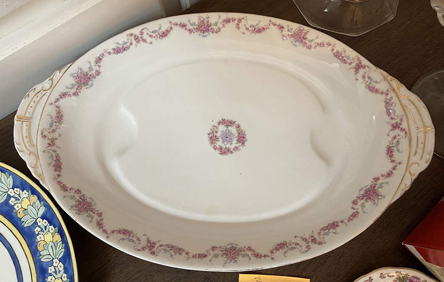 330 17" Oval Serving Platter by Lazarus Straus & Sons-1