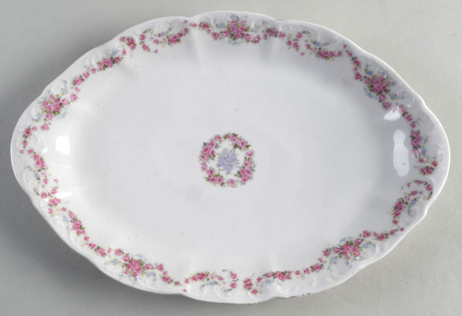 330 13" Oval Serving Platter by Lazarus Straus & Sons-1