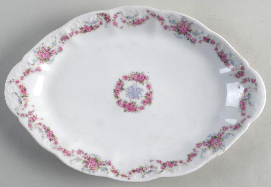 330 10" Oval Serving Platter by Lazarus Straus & Sons-1