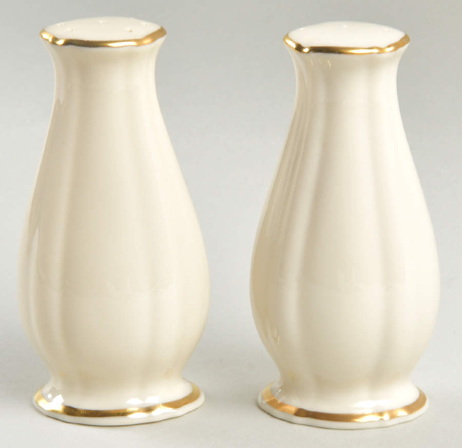 Symphony (Giftware, Gold Trim) Salt & Pepper Set by Lenox-1
