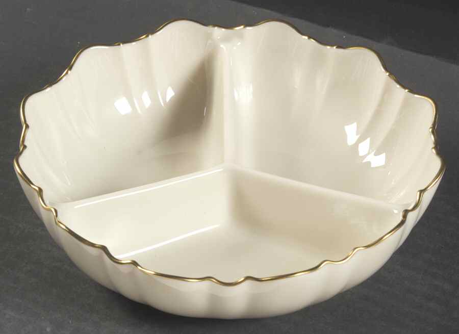 Symphony (Giftware, Gold Trim) 3-Part Relish by Lenox-1