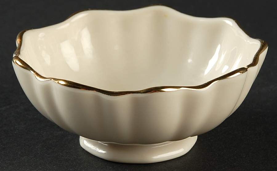 Symphony (Giftware, Gold Trim) Individual Nut Dish/Salt Dip by Lenox-1
