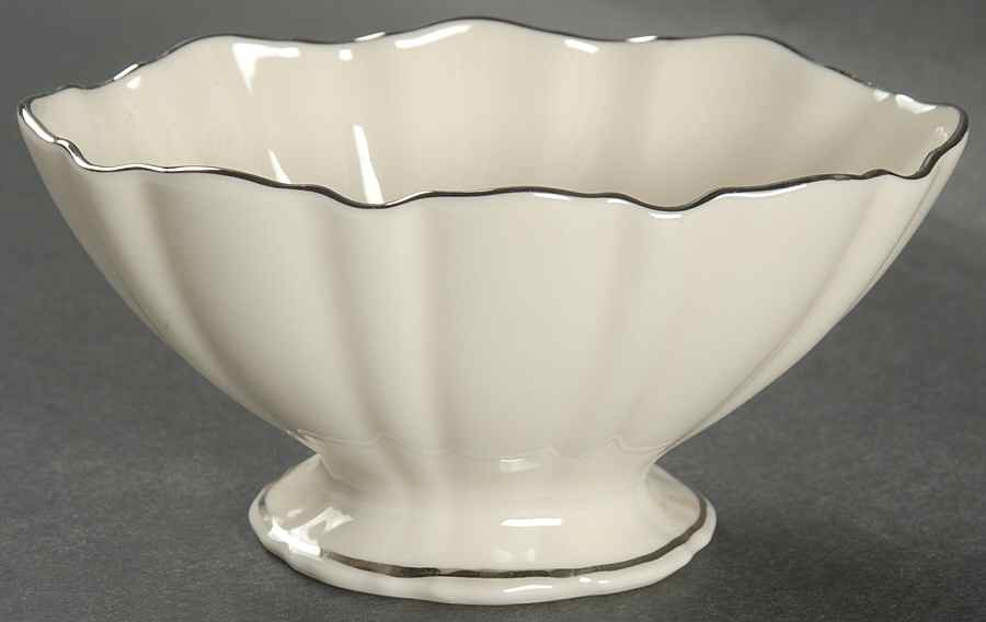 Symphony (Giftware, Platinum Trim) Open Sugar Bowl by Lenox-1