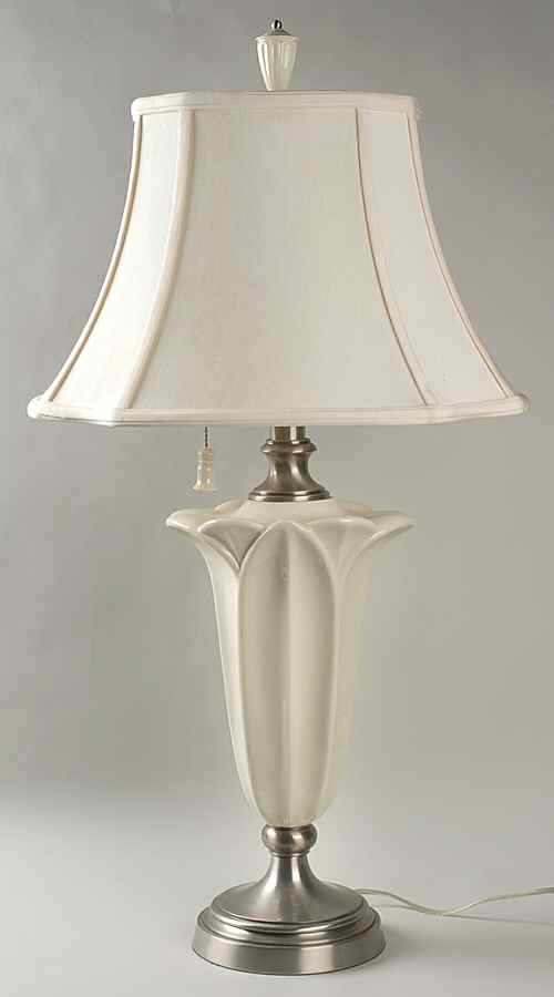 Symphony (Giftware, Platinum Trim) 30" Electric Lamp & Shade by Lenox-1