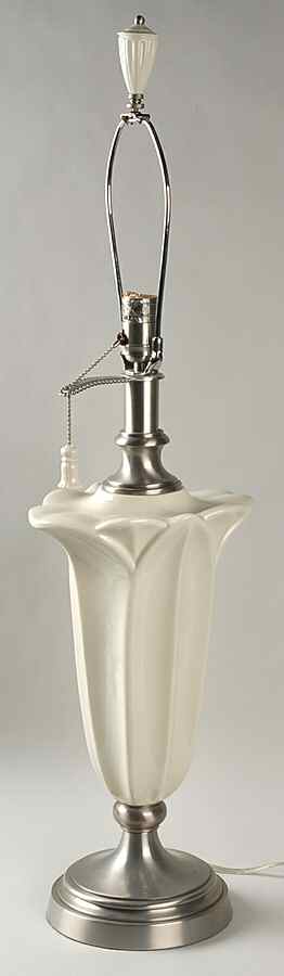 Symphony (Giftware, Platinum Trim) 30" Electric Lamp No Shade by Lenox-1