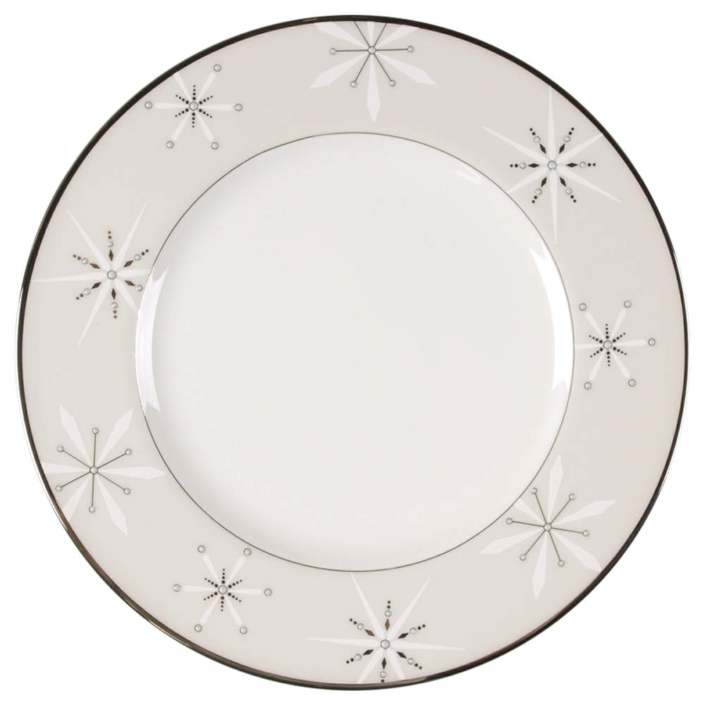 Federal Platinum Christmas Accent Luncheon Plate by Lenox-1
