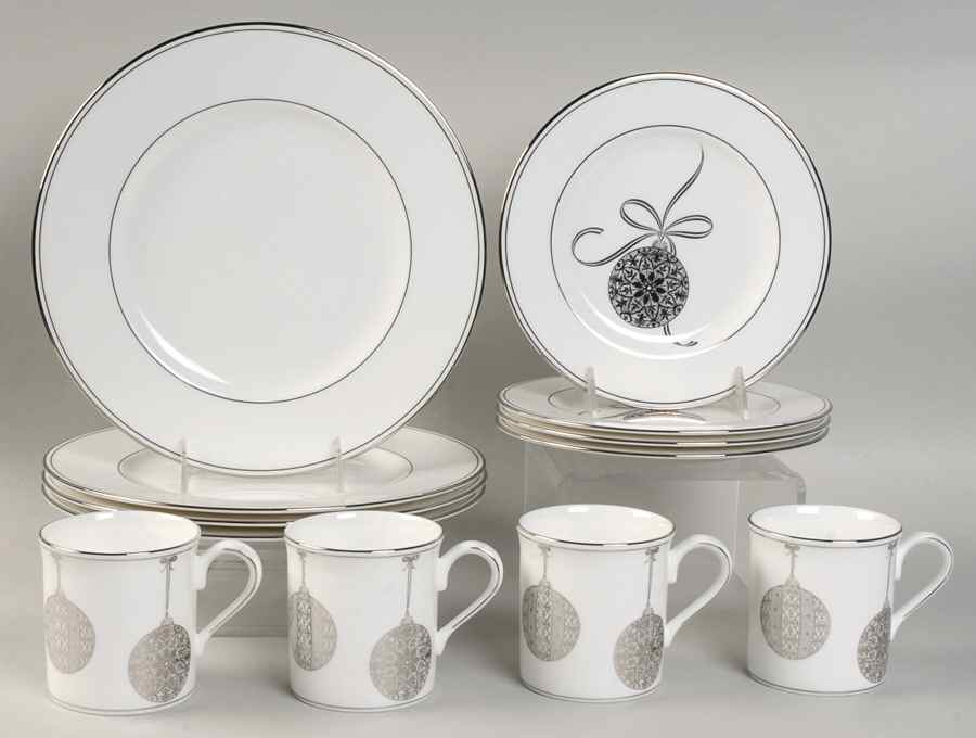 Federal Platinum Christmas 12 Piece Set by Lenox-1