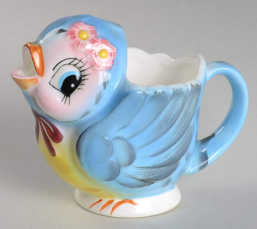 Blue Bird Creamer by Lefton-1
