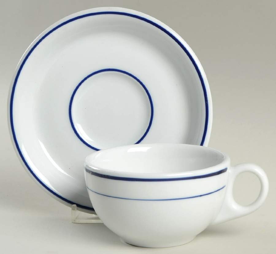 LUI1 Flat Cup & Saucer Set by Lubiana-1